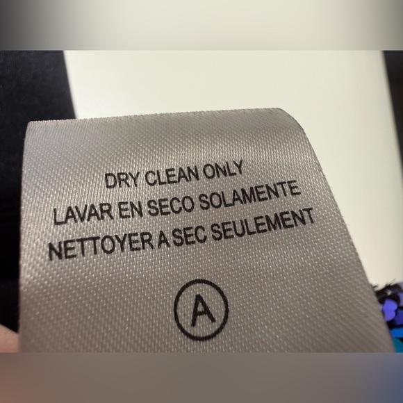 Sachin + Babi Black fit & flare mini Sequin hem Dress women’s 4 - Picture 6 of 8